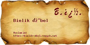 Bielik Ábel névjegykártya